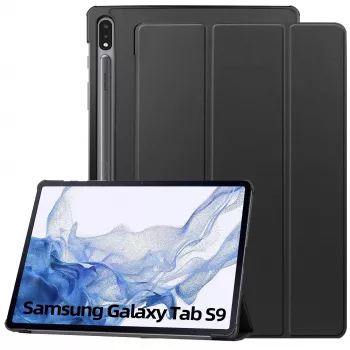 MRDISC Funda flip para Samsung Galaxy Tab S9 5G – negra TPU (MG-FlipSGTABS95GSW)
