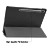 MRDISC Funda flip para Samsung Galaxy Tab S9 5G – negra TPU (MG-FlipSGTABS95GSW)