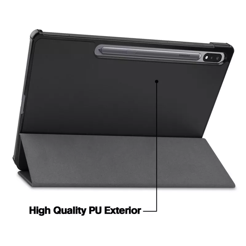 MRDISC Funda flip para Samsung Galaxy Tab S9 5G – negra TPU (MG-FlipSGTABS95GSW)