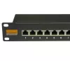 IT-BUDGET Panel de parcheo Cat.6A blindado de 24 puertos de 19