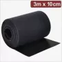 Quadrios 24CA312 Rollo de cinta de velcro 3 m x 10 cm Negro
