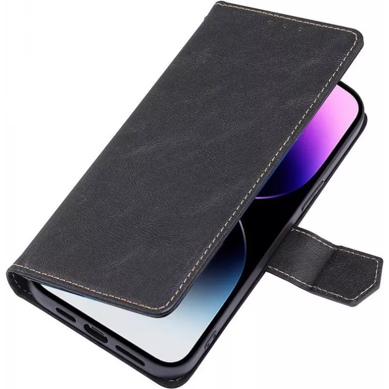 CYOO Funda Premium BookCase tipo folio para Apple iPhone 14 Plus – Negro CY122795