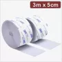 Quadrios 24CA325 Cinta de velcro autoadhesiva 3 m x 5 cm Blanco