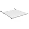 IT-BUDGET Bandeja fija para armarios de servidor de 19 inch, 0,5U, 950 mm de profundidad, 80 kg de carga, gris claro 12WZ82648008011