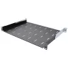 IT-BUDGET Bandeja para rack de 19 inch / bandeja para equipos - 40 kg de carga - 350 mm de profundidad - Montaje de profundidad variable - Negro (90ITB19FB350S)