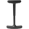 TRENDOFFICE BY DAUPHIN to-swift Taburete giratorio negro (asiento de tela, base de aluminio pulido, regulación de altura 420-550 mm) 9299KGSFWKGSS73GSR10UGS165033