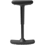 TRENDOFFICE BY DAUPHIN to-swift Taburete giratorio negro (asiento de tela, base de aluminio pulido, regulación de altura 420-550 mm) 9299KGSFWKGSS73GSR10UGS165033