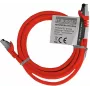 IT-BUDGET cable de parcheo Premium cobre puro - Flex AWG 26 - Cat.8.1 - 2000 MHz - libre de halógenos - PoE+ - 40 Gbit - rojo - 3 m 90ITBFLEX81PK3R
