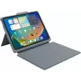 B2Bworkplace funda de teclado Smart Rugged con Smart Connector para iPad 11 (2025) y 10.9 (2022), gris/transparente, QWERTZ