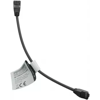 IT-BUDGET cable de parcheo Slim Cat.8.1, S/FTP, 40 Gbps, 2000 MHz, negro, 0,15 m 90ITBSLIM81PK015S
