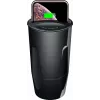 CYOO Cup Cargador inalámbrico 15W Qi estación de carga para coche negro CY122326