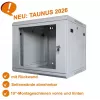 IT-BUDGET TAUNUS Armario de red de 19 pulgadas 12U 600mm de profundidad gris claro 90ITB19126GG