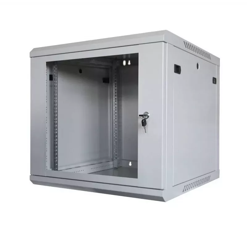 IT-BUDGET TAUNUS Armario de red de 19 pulgadas 12U 600mm de profundidad gris claro 90ITB19126GG