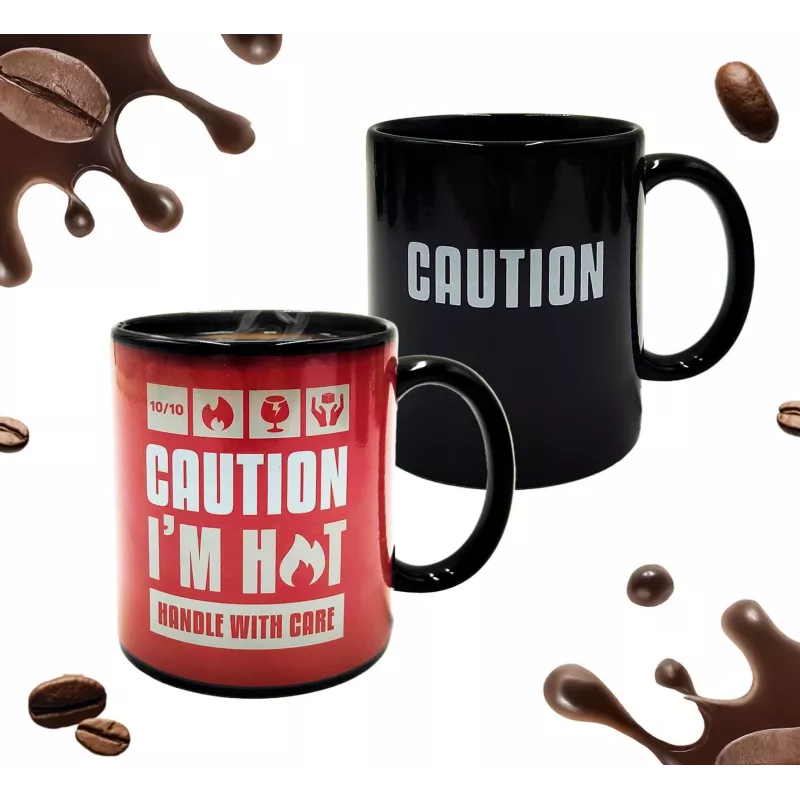Mad Monkey Caution I am Hot Taza que cambia de color 2000152