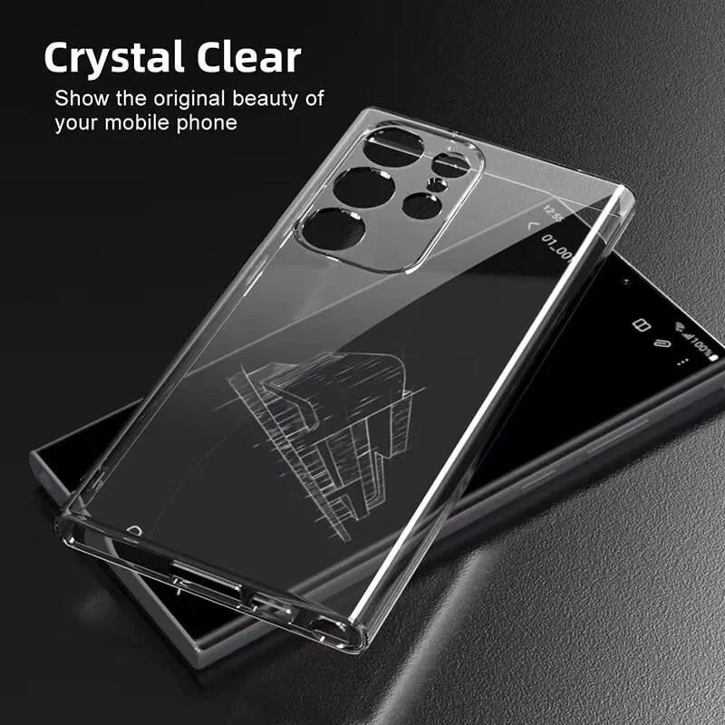 Cyoo Funda Crystal Clear para Samsung Galaxy S25 Ultra CY123983