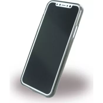CYOO Funda de silicona Ultra Thin para Apple iPhone X - negro
