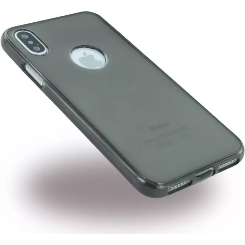 CYOO Funda de silicona Ultra Thin para Apple iPhone X - negro