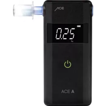 ACE OF SWEDEN ACE A Alcoholímetro Negro 0,00 a 4,00 ‰ alarma, pantalla, función de cuenta atrás 107059