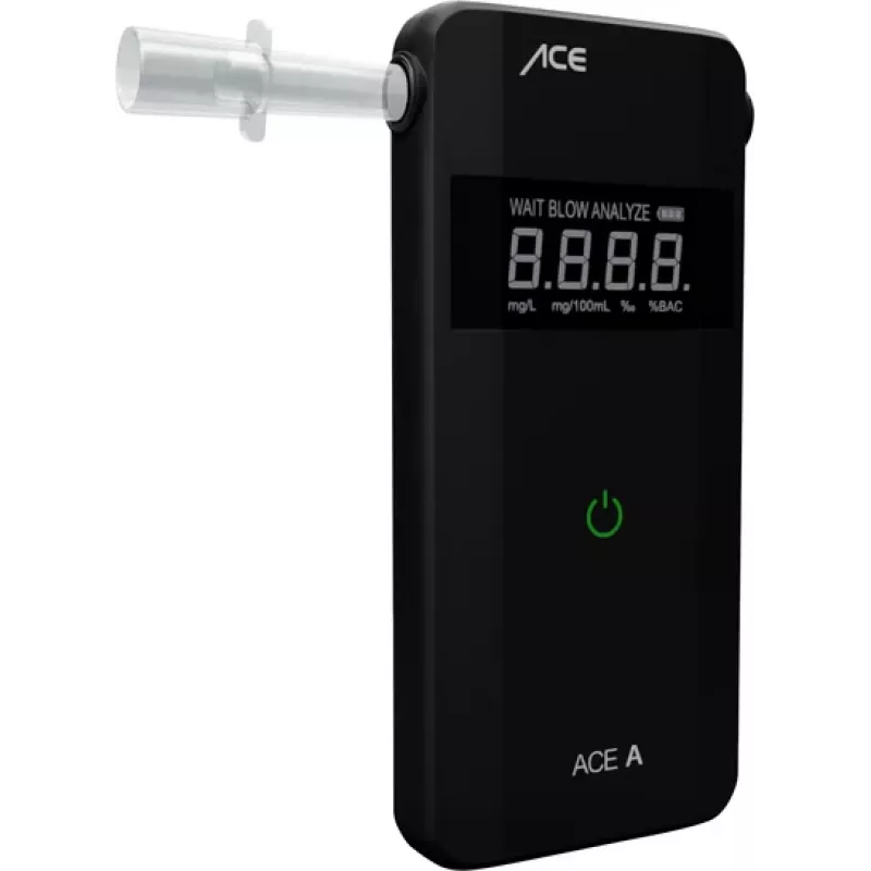 ACE OF SWEDEN ACE A Alcoholímetro Negro 0,00 a 4,00 ‰ alarma, pantalla, función de cuenta atrás 107059