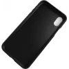 CYOO Funda de silicona para Apple iPhone XS Max – Negra