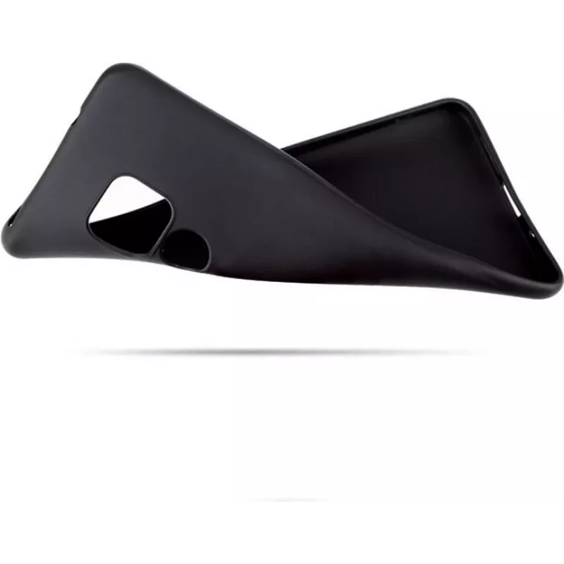 CYOO Funda de silicona líquida premium para Huawei Mate 20 - Negra