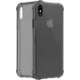 CYOO Funda de silicona Four Corners para Apple iPhone XS Max - Transparente/Negra