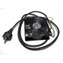 IT-BUDGET Silence Set completo de ventiladores silenciosos para armario IT - 98,5 m³/h de caudal de aire - 1 x ventilador SILENT 230 V, cableado con rejillas de protección, material de montaje (90ITBLUESET1S)
