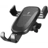 CYOO CY120792 Soporte de coche inalámbrico Qi 15W con función de carga, sujeción automática y giro de 360°