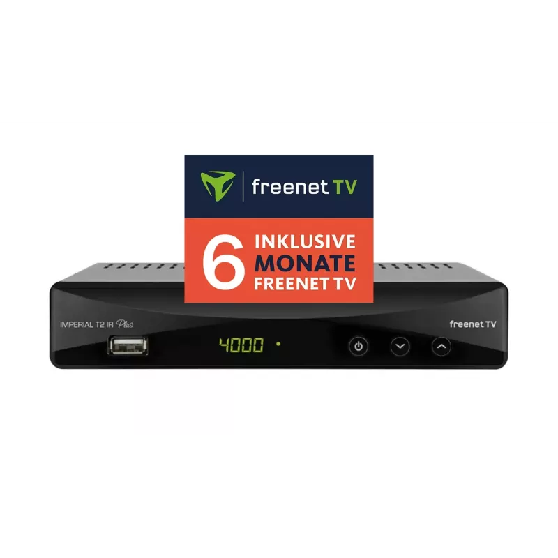 Imperial DVB-T2 Sintonizador único Set-Top-Box con H.265 HEVC, grabación USB-PVR y lector de tarjeta inteligente 7756006