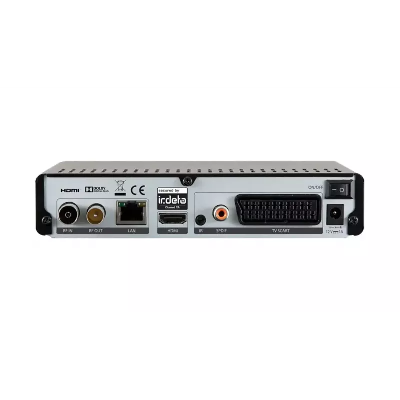 Imperial DVB-T2 Sintonizador único Set-Top-Box con H.265 HEVC, grabación USB-PVR y lector de tarjeta inteligente 7756006