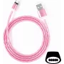 CYOO Cable USB-C Flow Light 1m rosa con efecto LED de flujo luminoso CY120984