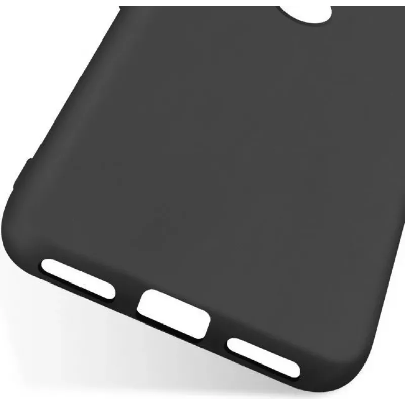 CYOO funda rígida premium de silicona líquida para Huawei P20 Lite – negro