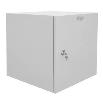 IT-BUDGET armario de pared para red de 19 pulgadas Easy, puerta de acero, 15U, 600x600 mm, gris claro 90RR19CWV1566MG