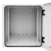 IT-BUDGET armario de pared para red de 19 pulgadas Easy, puerta de acero, 15U, 600x600 mm, gris claro 90RR19CWV1566MG