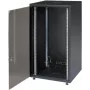 IT-BUDGET rack de servidores de 19 pulgadas SJB - 18U - 600x800 mm - puerta de cristal - panel trasero - negro (W-SJB6080-18S-161)