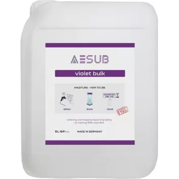 AESUB Violet Bulk 5L spray para escaneo 3D evanescente AESVB502