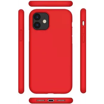 CYOO funda premium de silicona líquida para Apple iPhone 12 Pro 6,1 pulgadas – rojo (CY121877)