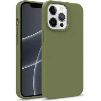 CYOO BioCase iPhone 13 Pro Max funda trasera antigolpes biodegradable verde CY122547
