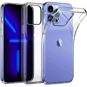 CYOO Funda de silicona para Apple iPhone 15 Pro Max, Transparente CY123234