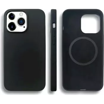 CYOO Funda de silicona líquida para iPhone 15 Pro Negro (CY123282)