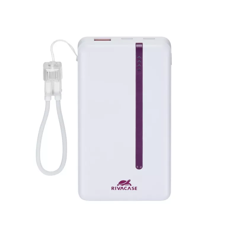 Rivacase VA2311 Batería externa 10000 mAh 22,5 W blanca