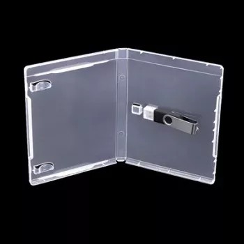 MediaRange BOX905 Funda vacía de Blu-ray para USB, 170x135mm, transparente