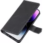 CYOO Funda cartera BookCase Premium para iPhone 14 Pro, negra CY122793