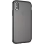 CYOO Dot Back Funda de silicona para Apple iPhone XS Max - Transparente/Negro