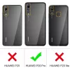 CYOO Funda de silicona líquida Premium para Huawei P20 Pro – Negro