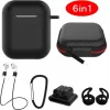 CYOO Funda de silicona 6en1 con accesorios - Negro - Funda para Apple AirPods (CY120795)