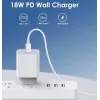 CYOO PD01 Cargador de pared USB-C Power Delivery 20W - Blanco CY121761
