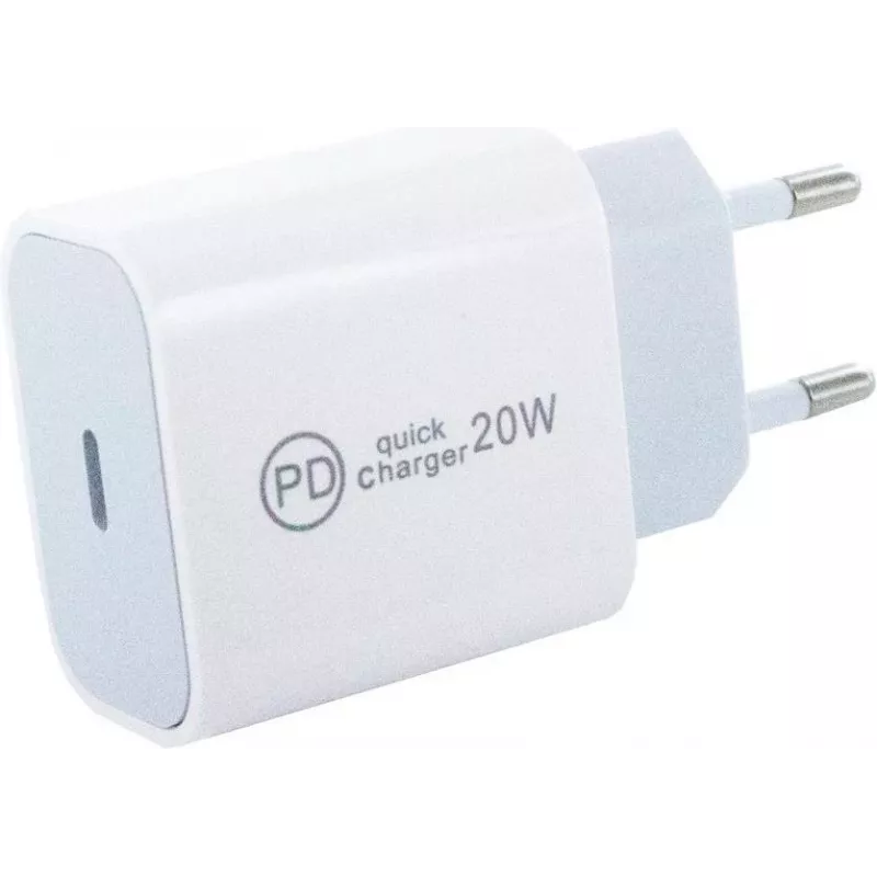 CYOO PD01 Cargador de pared USB-C Power Delivery 20W - Blanco CY121761
