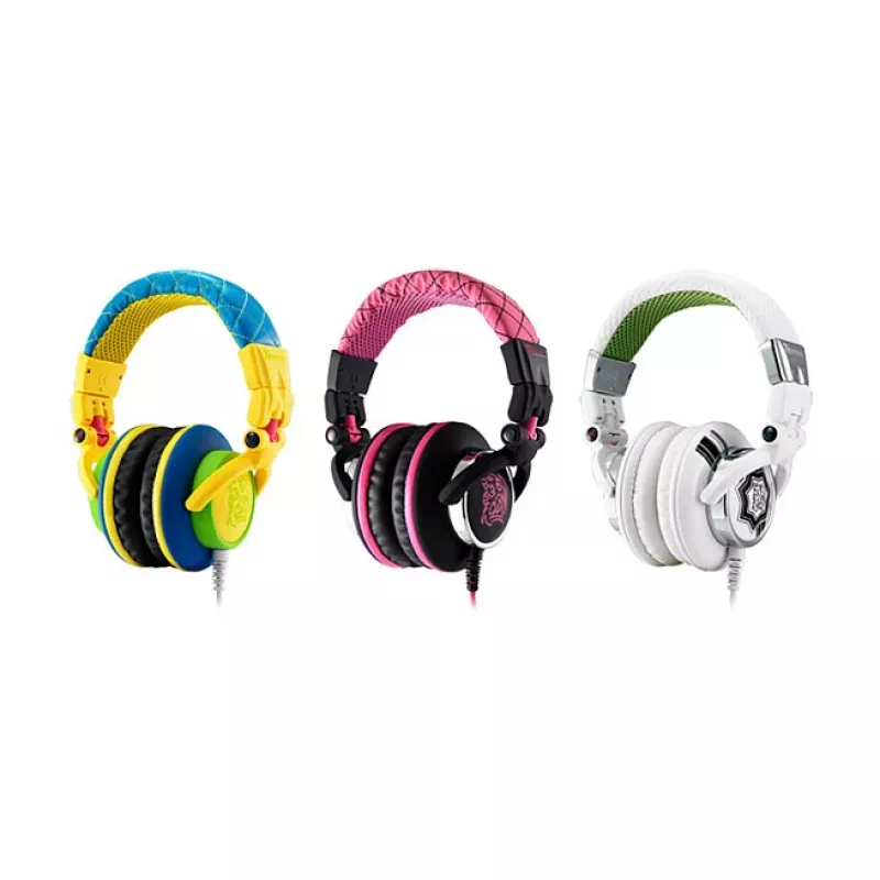 Thermaltake Tt eSPORTS Dracco White auriculares gaming circumaurales con controladores de 50mm, doble 3,5mm, control en línea
