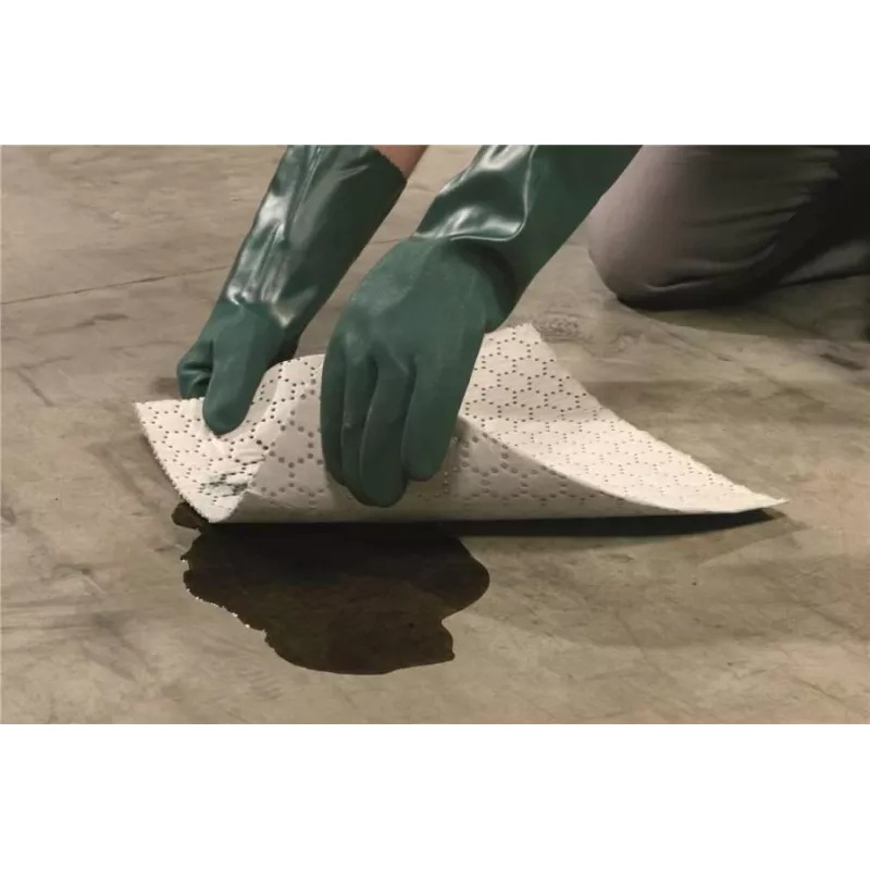 Schöller Vellón absorbente de aceite de microfibra gris 40x50 cm para líquidos, pack de 100 (GP201)